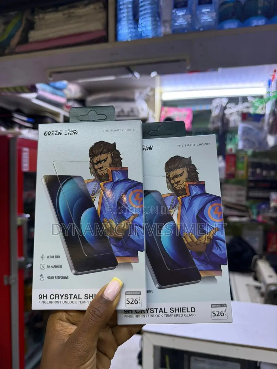 Samsung Galaxy S26 Ultra Green Lion 9h Cystal Shield Screen Protector