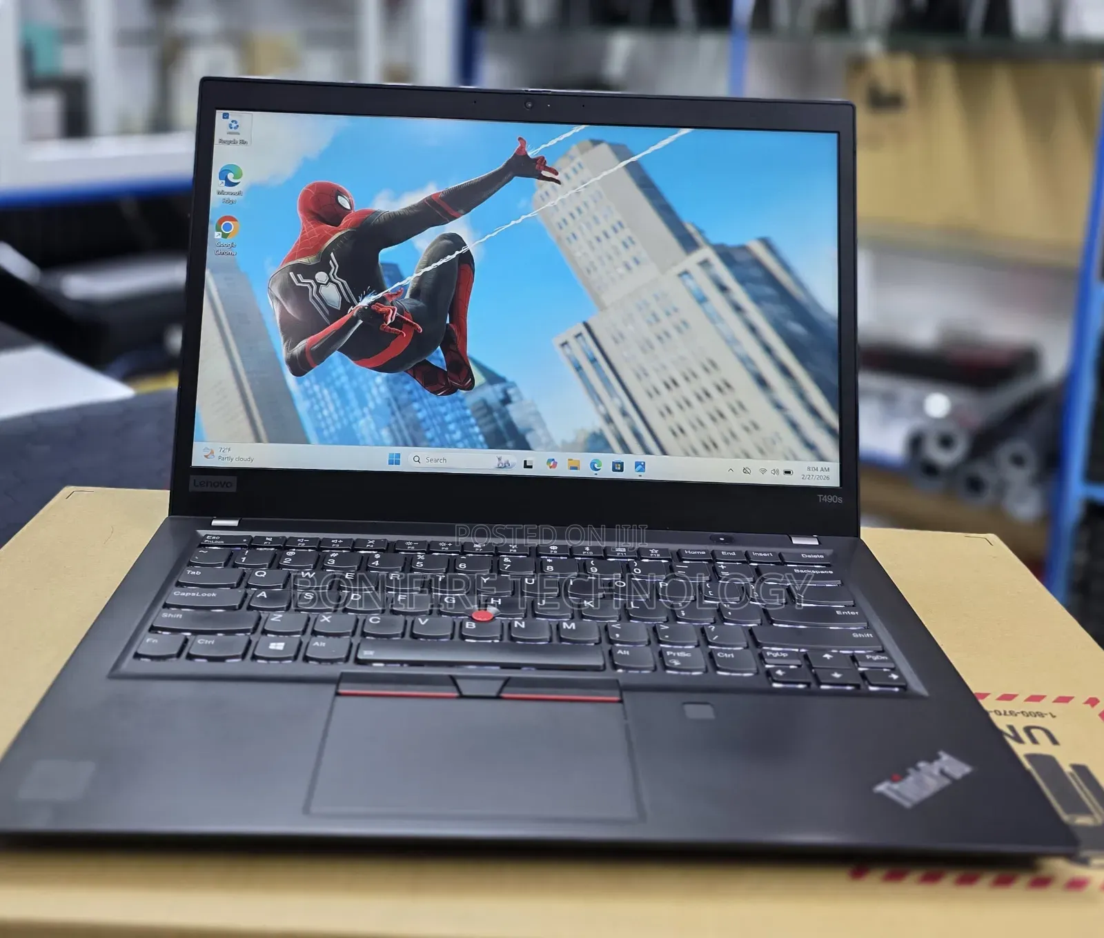 Laptop Lenovo Thinkpad T490s 8GB Intel Core i5 SSD 256GB