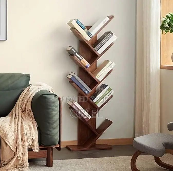 Book Shelves; Modern Vertical Home Office Book Rack