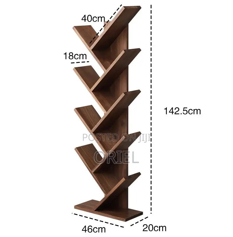 Book Shelves; Modern Vertical Home Office Book Rack