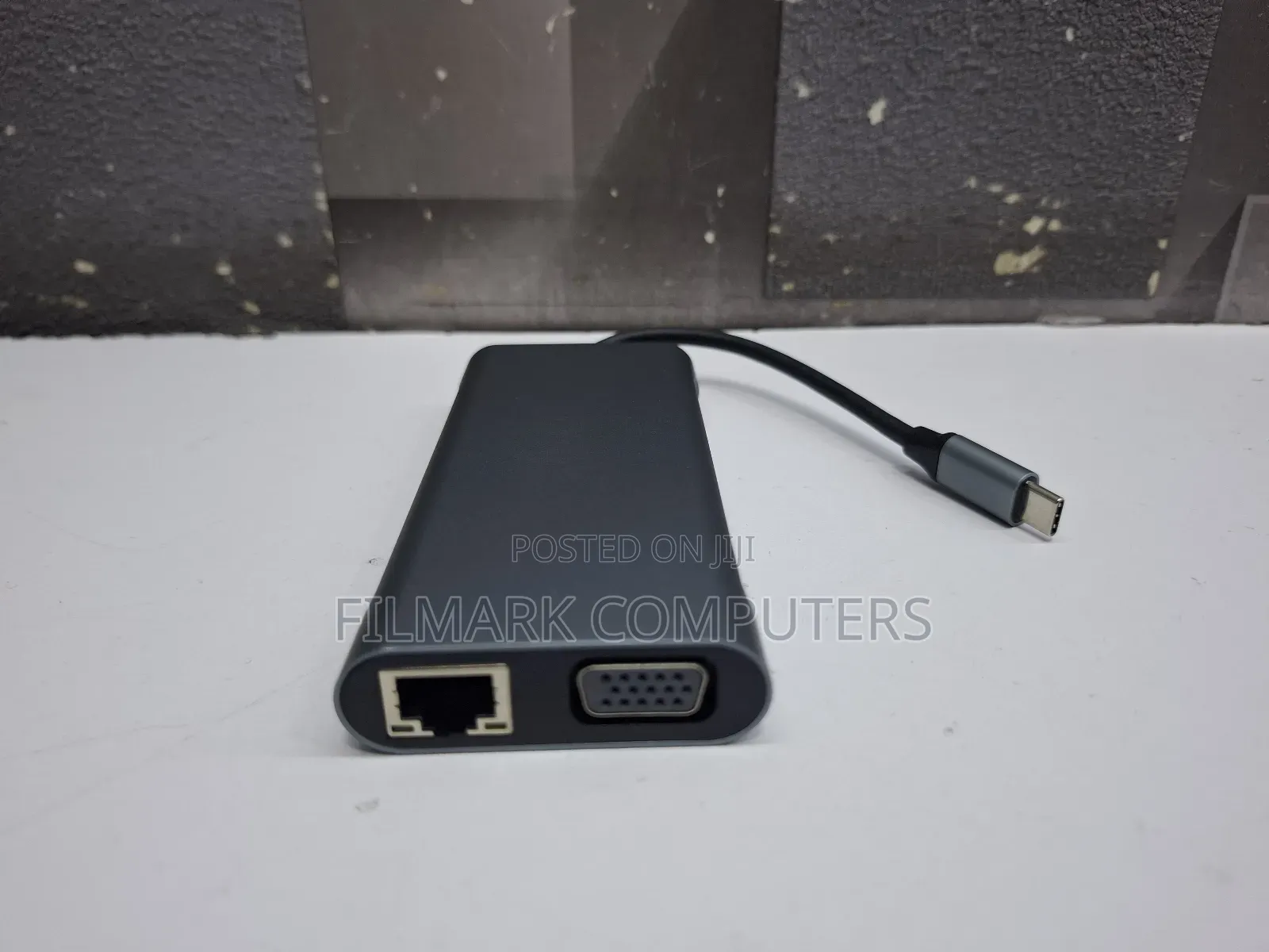 Type-c To Hdtv 11 In1 Lan+Type-c+Sd Card+Usb*4+Audio+Hdtv+Vga Adapter