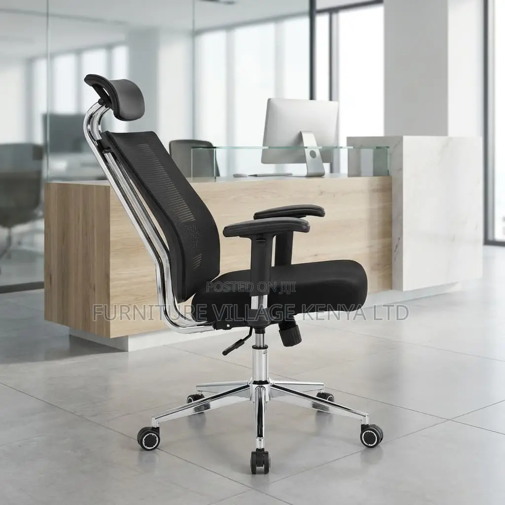 Office Chair; Executive High-back Orthopedic Office Chair