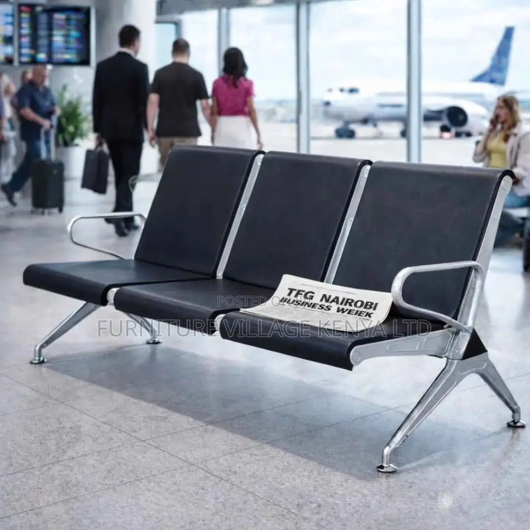 Waiting Bench; 3 Seater Heavy Duty Office Waiting Bench