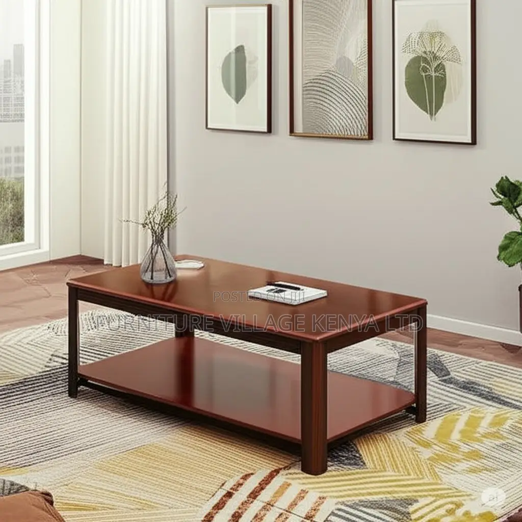 Coffee Table; Mahogany Executive Office Coffee Table