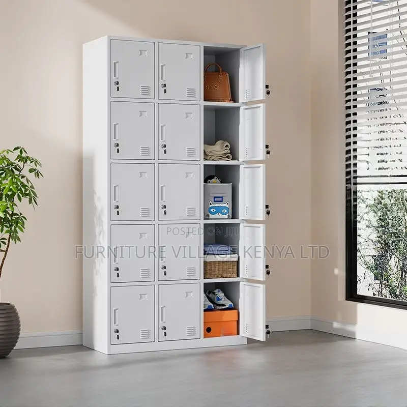 Office Cabinet; Office Steel Cabinet With 15 Lockers
