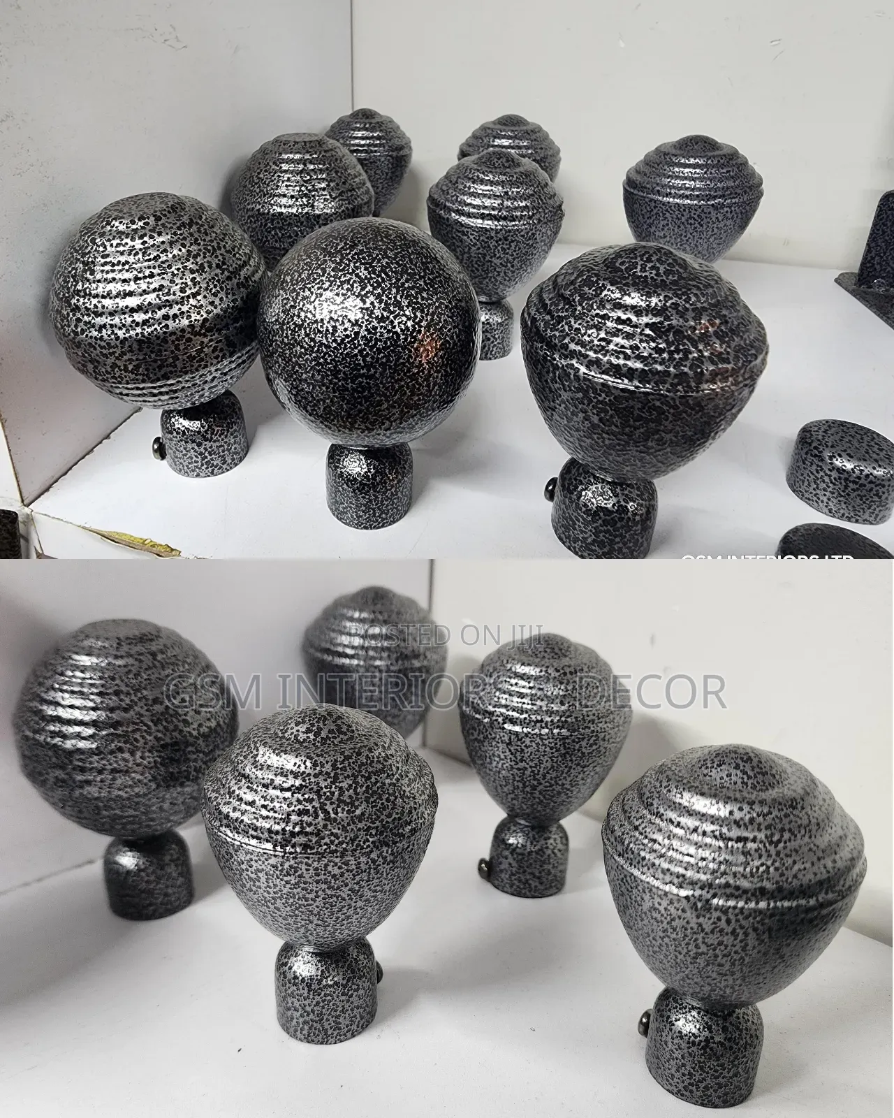End Flowers for Jua Kali Curtain Rods