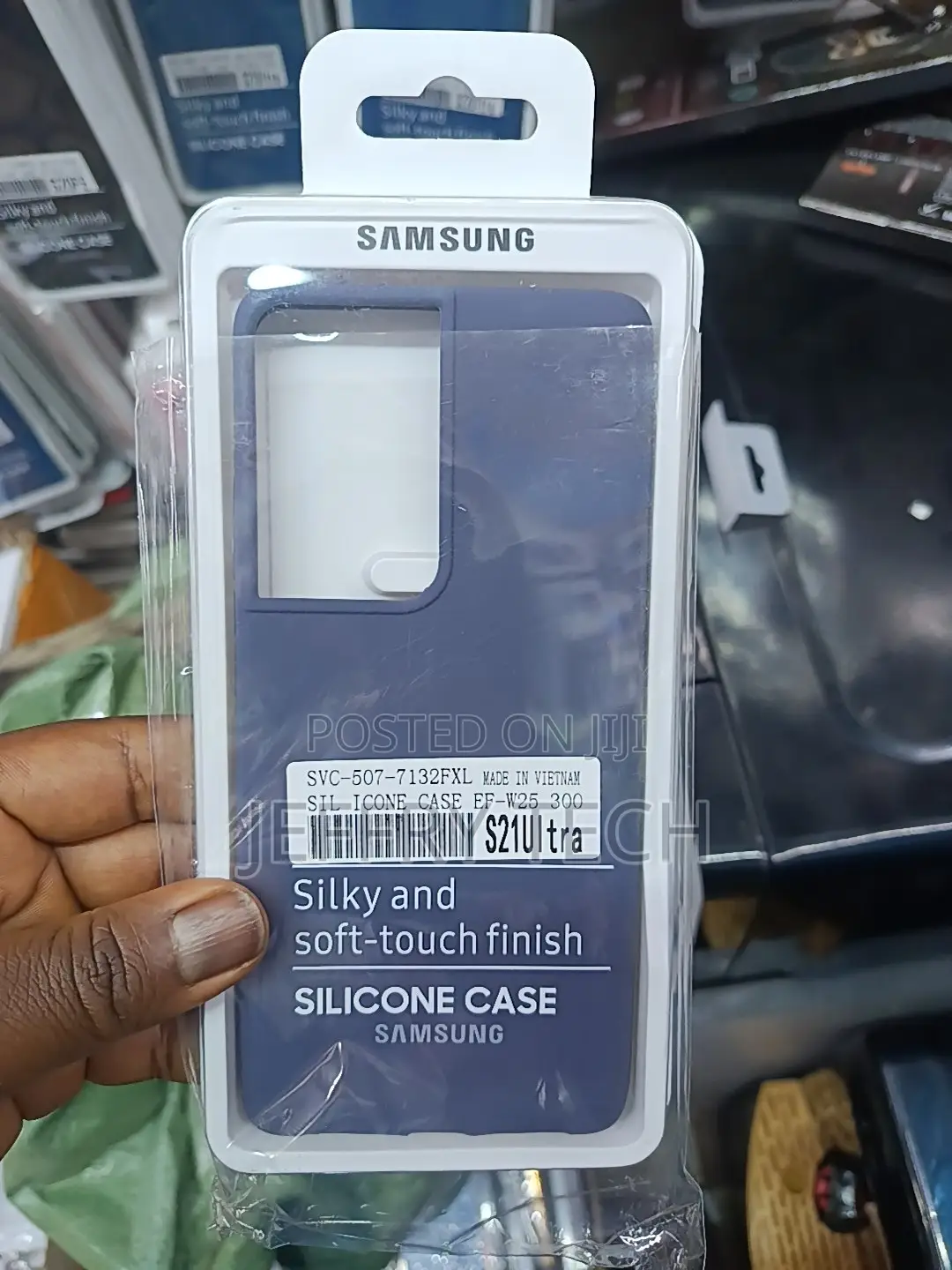 Samsung Galaxy S21 Ultra Silicone Cover Navy