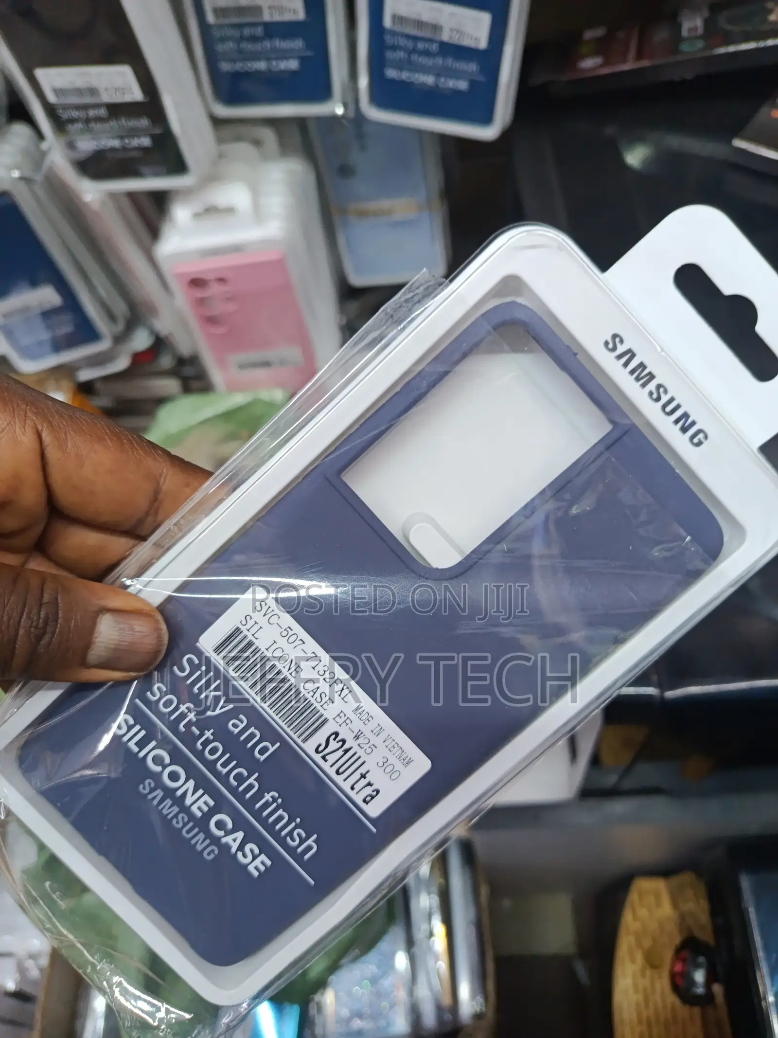 Samsung Galaxy S21 Ultra Silicone Cover Navy