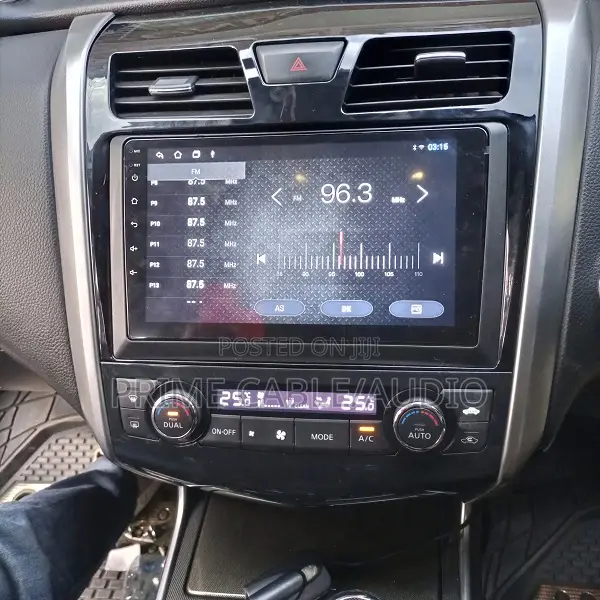 Nissan Teana 2013-2015 Fitted With 10 Inch Android Radio and Frame
