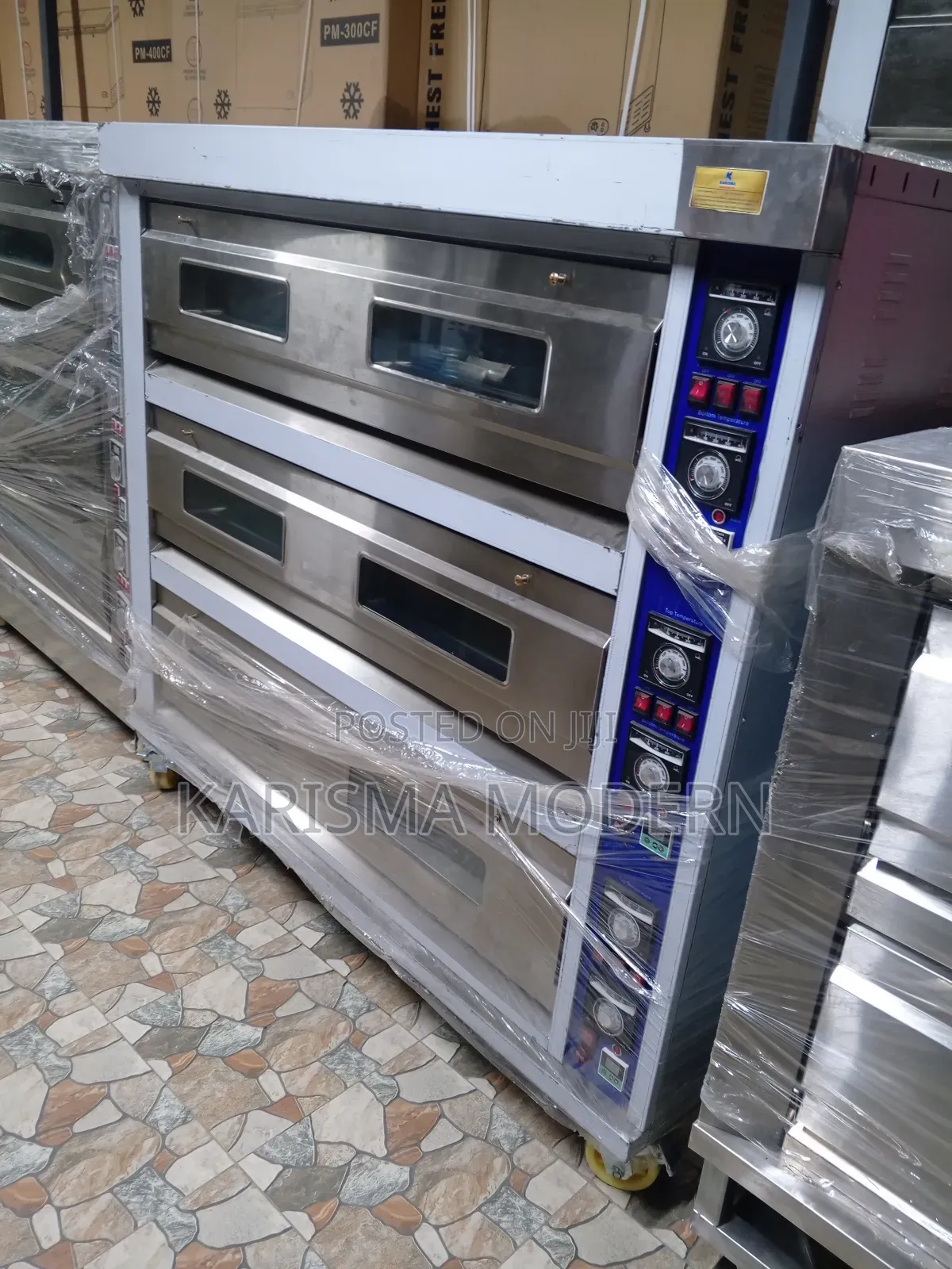 Baking Oven Nine Trays Three Deck Oven