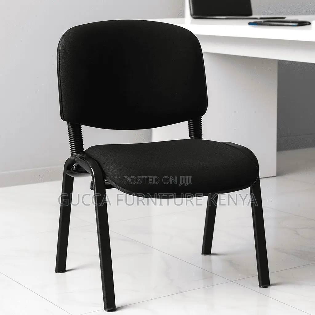 Armless Fabric Tosca Office Visitor's Chair