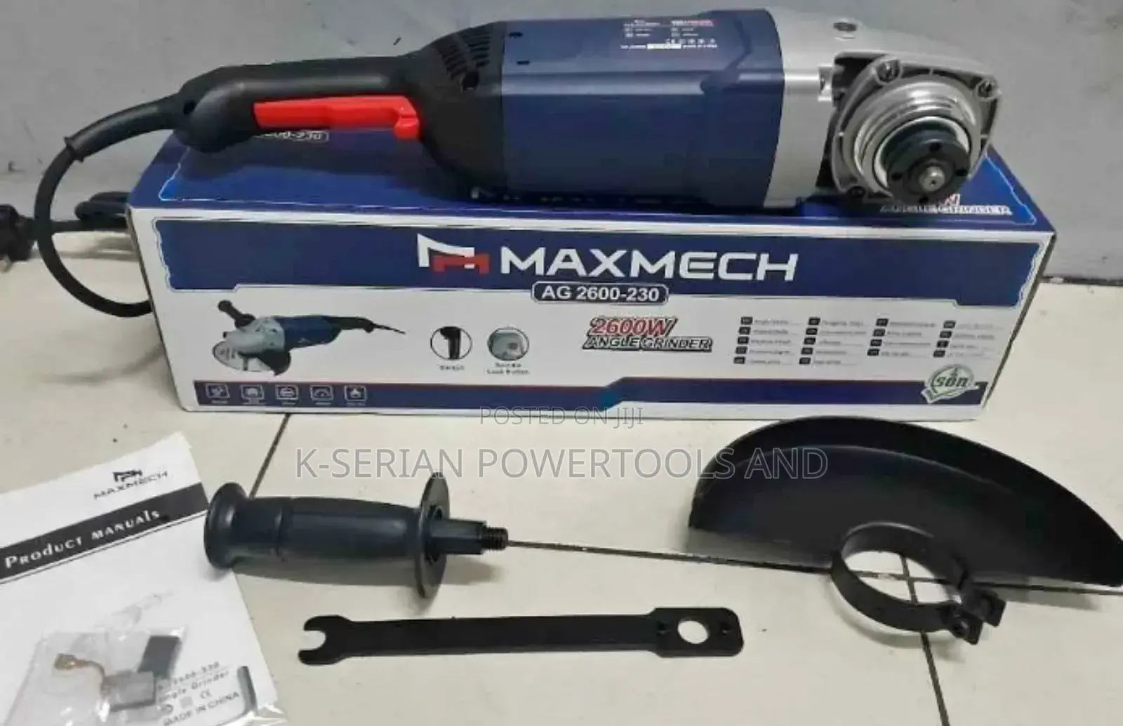 Maxmech 9 Inch Angle Grinder/Powerful 9 Inch Grinder