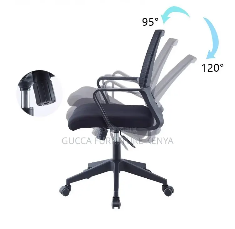 Ergonomic Captain Mesh Mid-back Chair