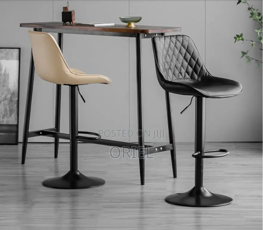 Home Chairs; Space-Saving Adjustable Counter Stool