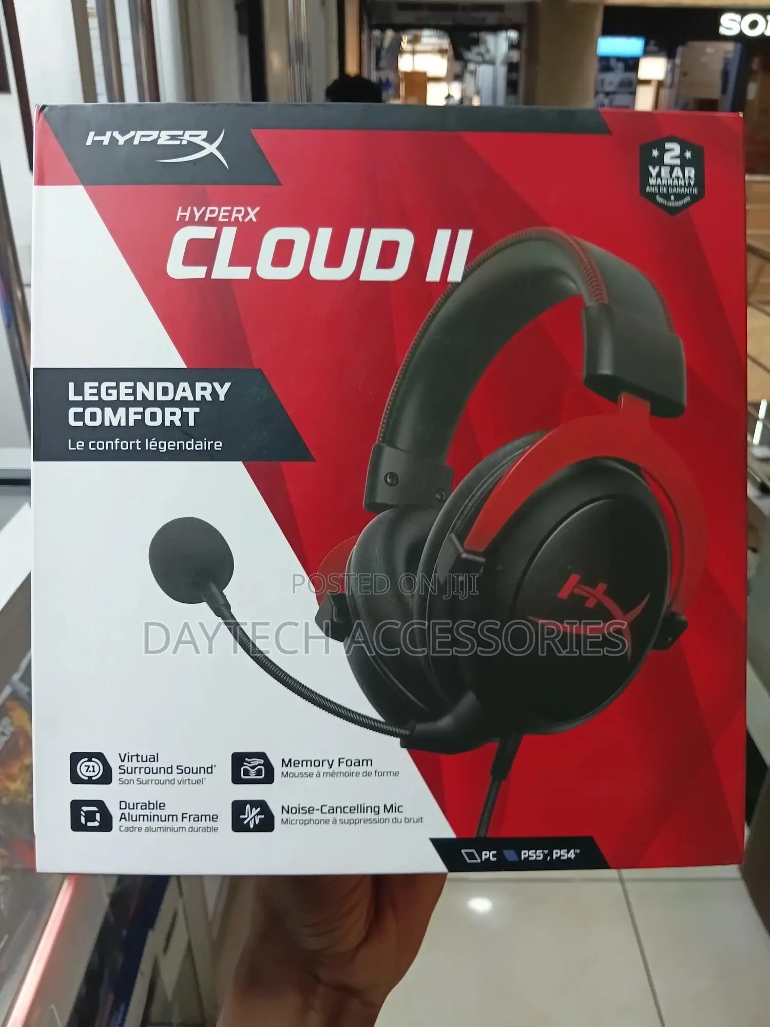 This Is the Hyperx Cloud Ii Gaming Headset.