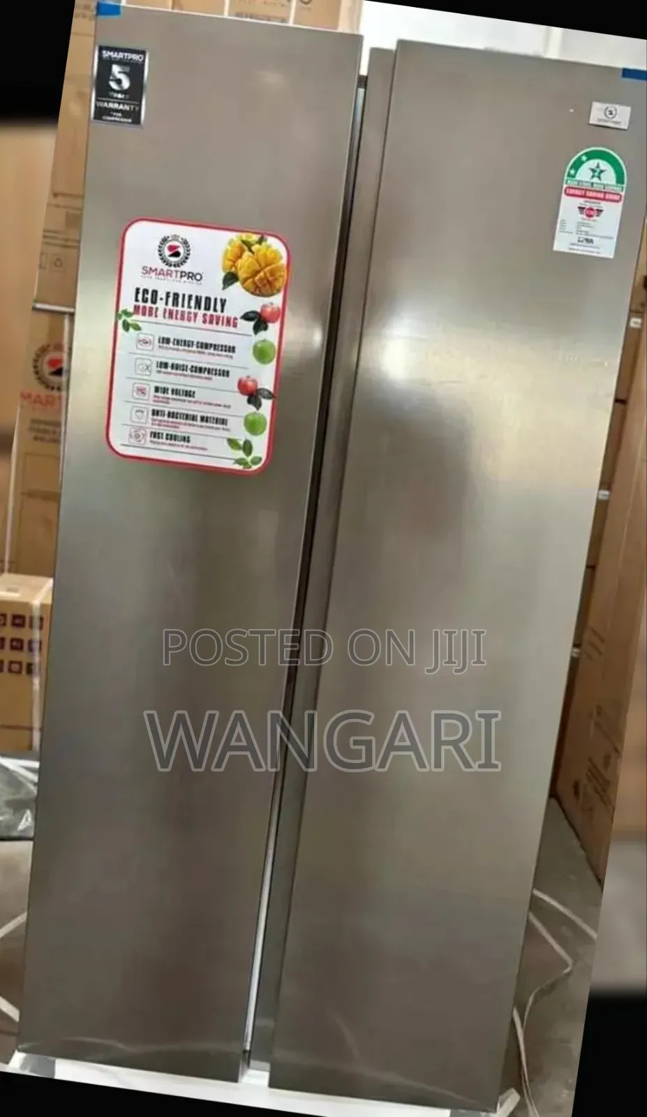 450l Smart Pro Fridge, Side by Side