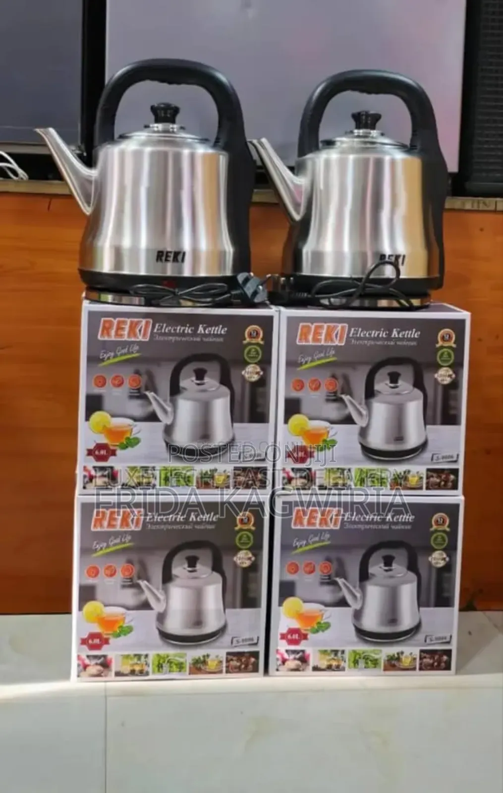 Reki Electric Kettle With A Large 6 Litres Capacity