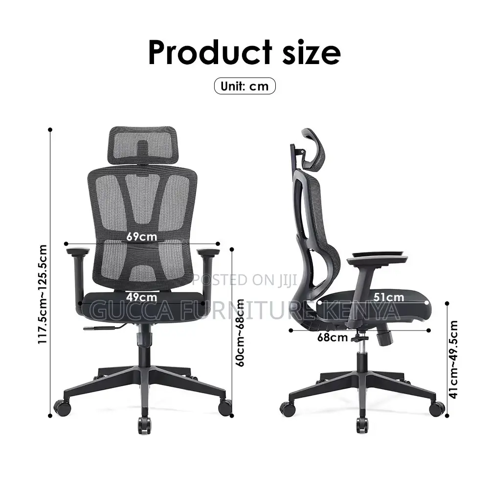 High-back Mesh Orthopedic Executive Chair