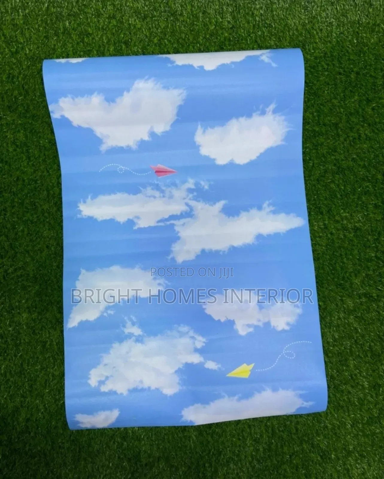 Blue Clouds Self Adhesive Wallpaper