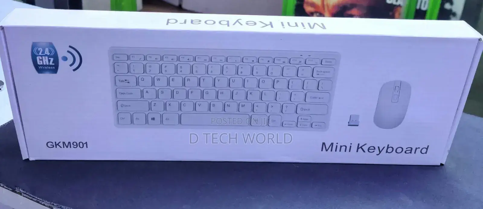 Mini Wireless Keyboard and Mouse