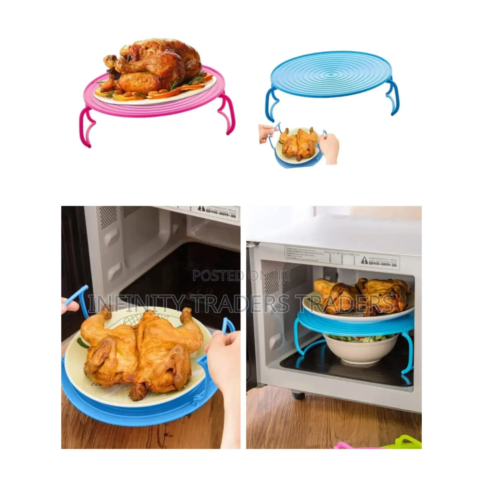 Microwave Tray Placement Rack,