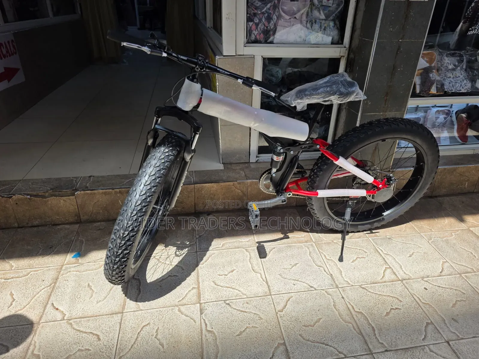 Foldable Fat Tire Mountain Bike 26-Inch