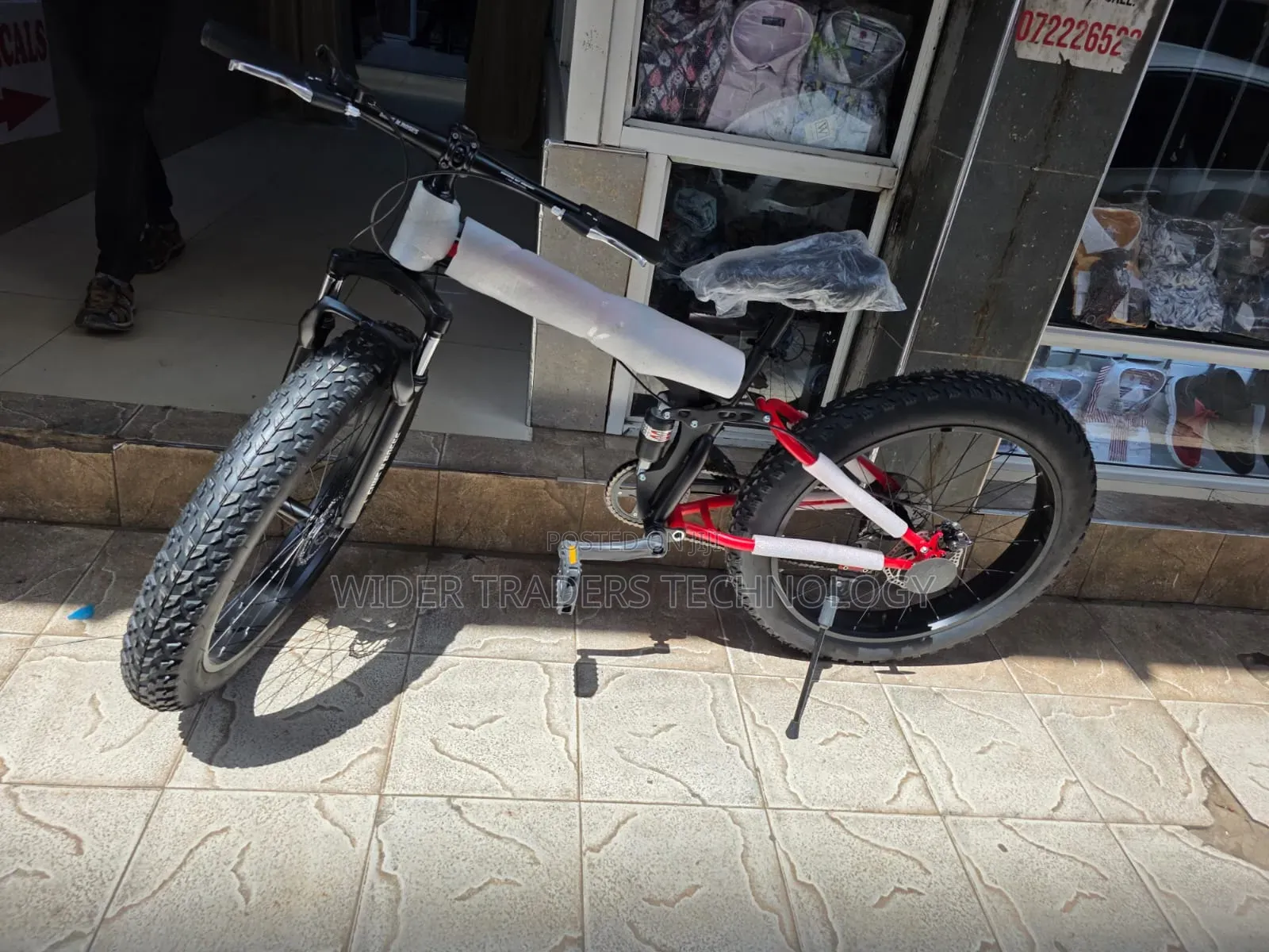 Foldable Fat Tire Mountain Bike 26-Inch