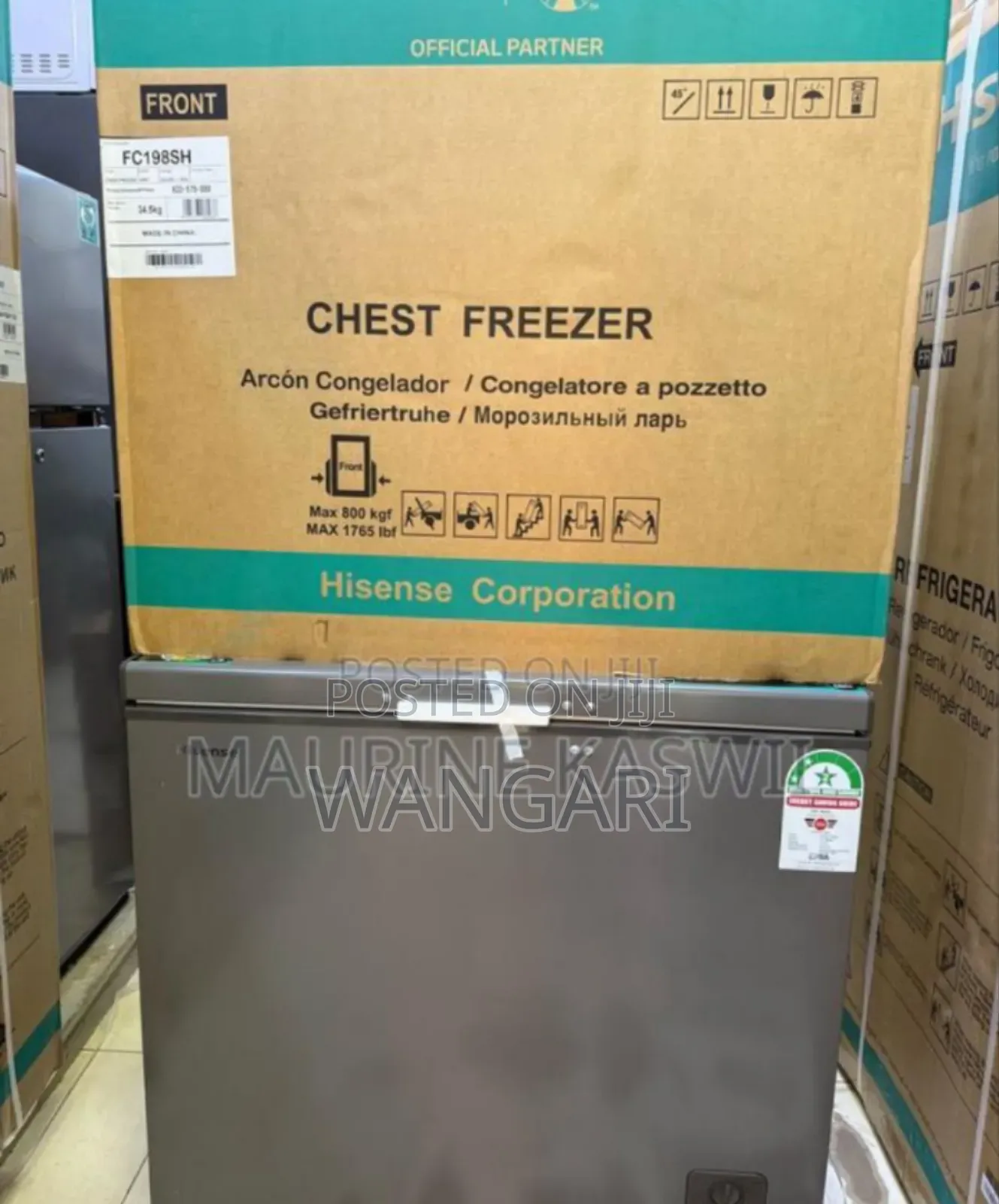 Chest Freezer Hisense 198l Freezer