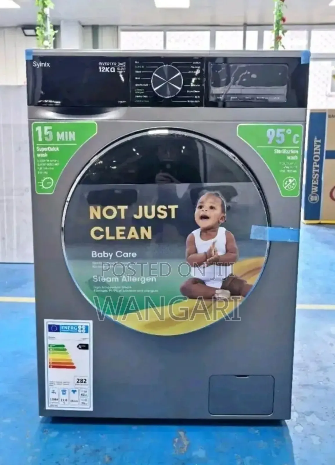 Syinix 8kgs Washing Machine, Wash And Spin Semi Automatic