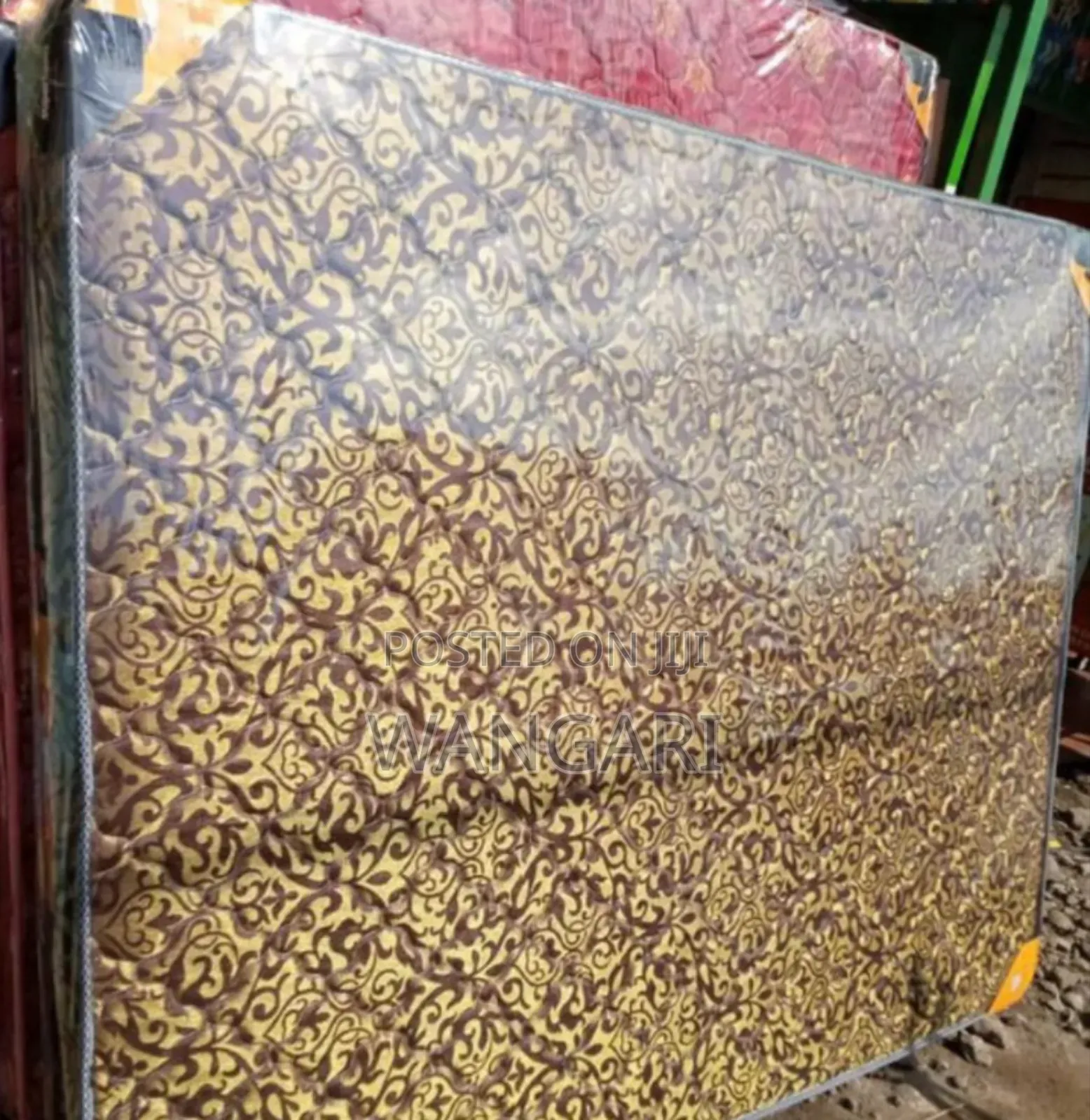 Colour Brown Mattress 6by6 8inch Mattress