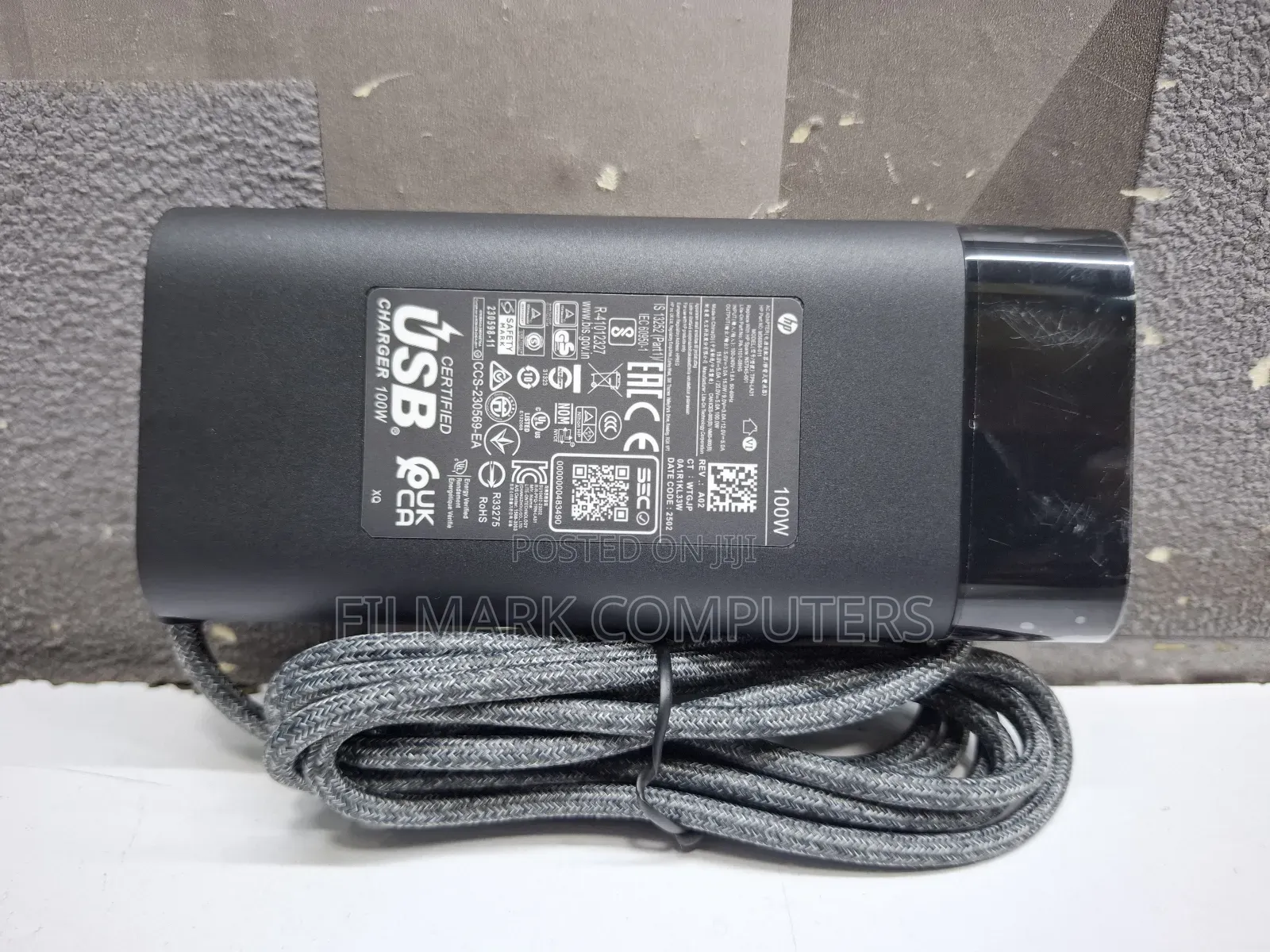 New Geniune 100w Usb-c Ac Charger For Hp
