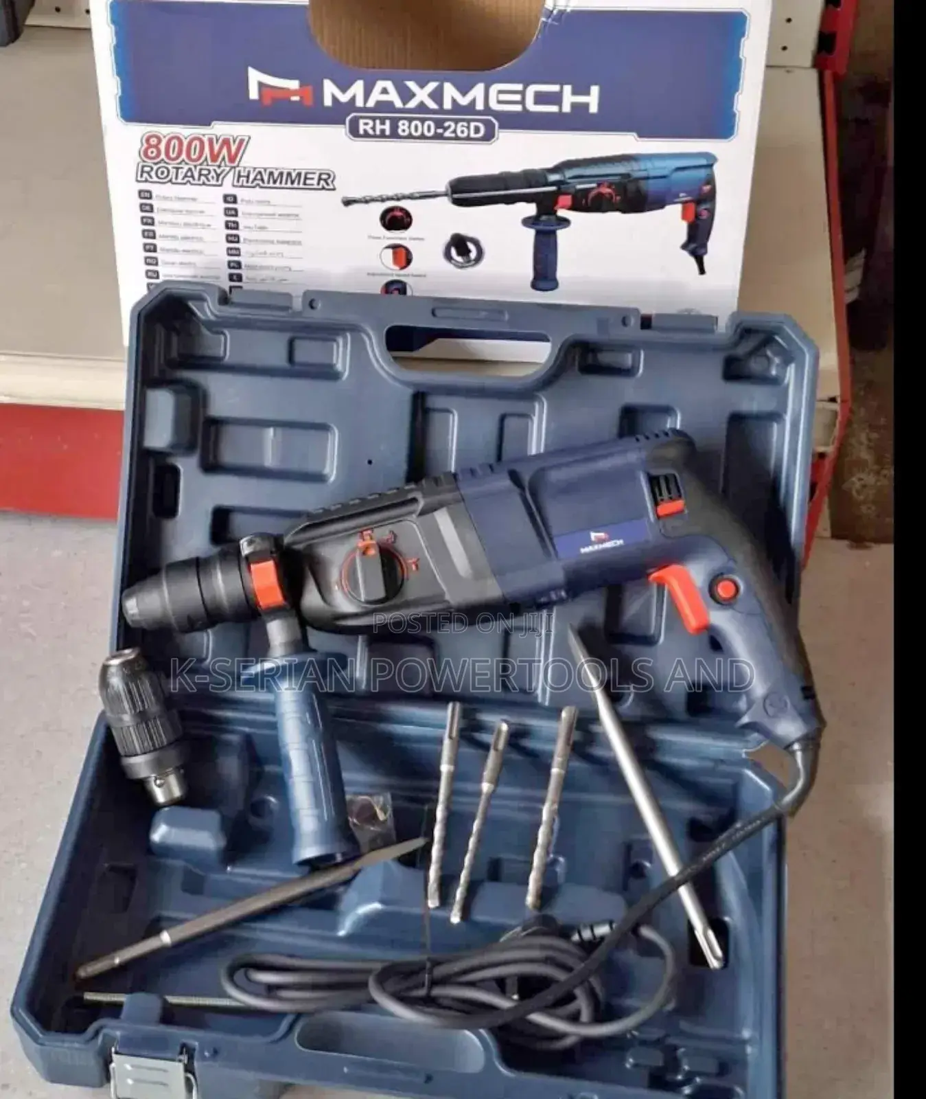 800w,22mm Maxmech Rotary Hammer Drill/Ideal 22mm Rotary Hammer Drill