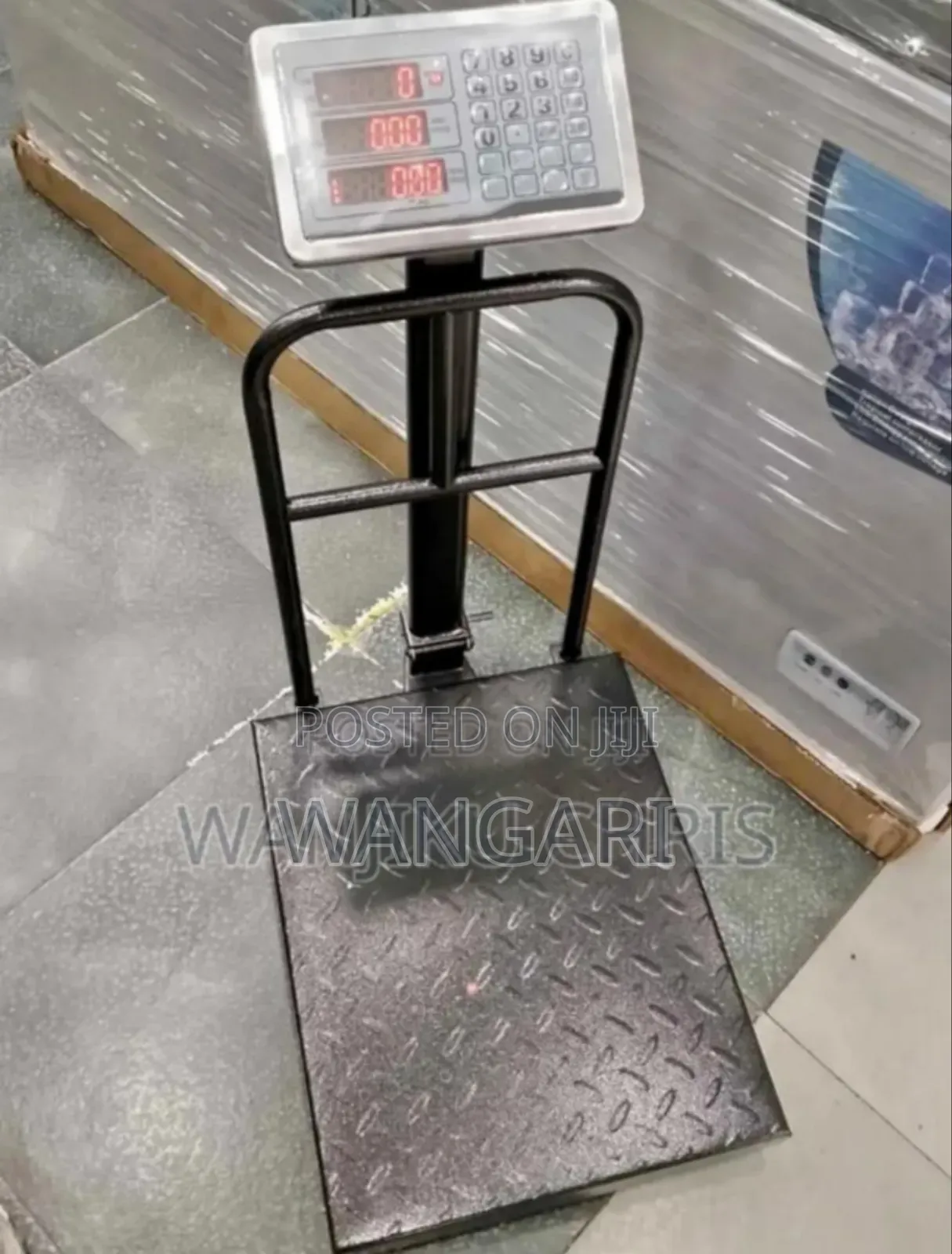 Black New 300kgs Platform Weighing Scale