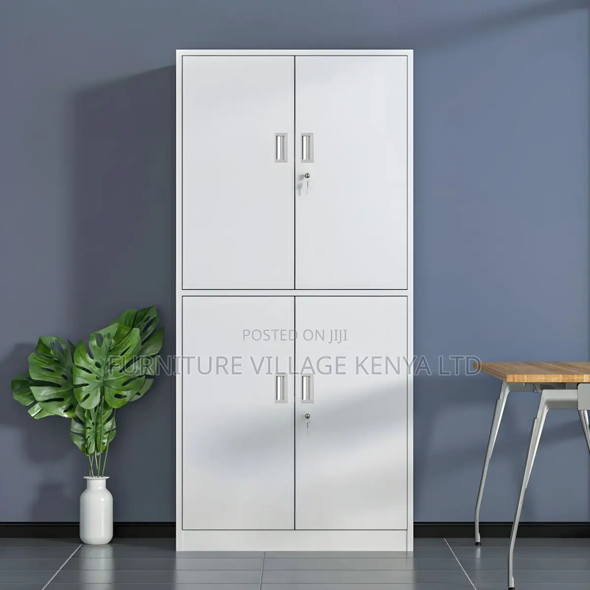 Office Cabinet; Modern 4-door Office Storage Cabinet