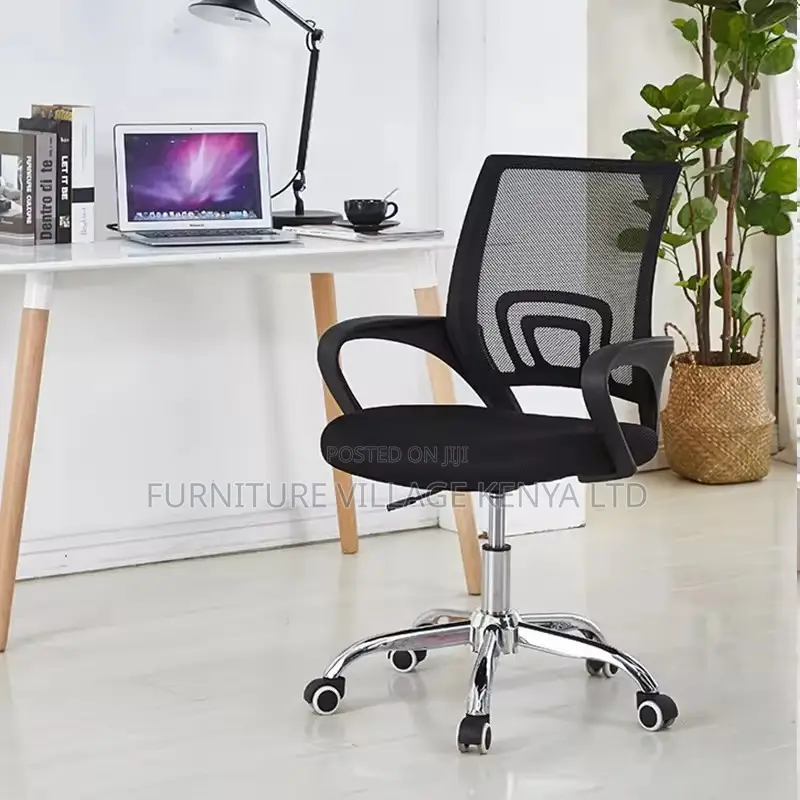 Office Chair; Clerical Medium-back Mesh Office Chair