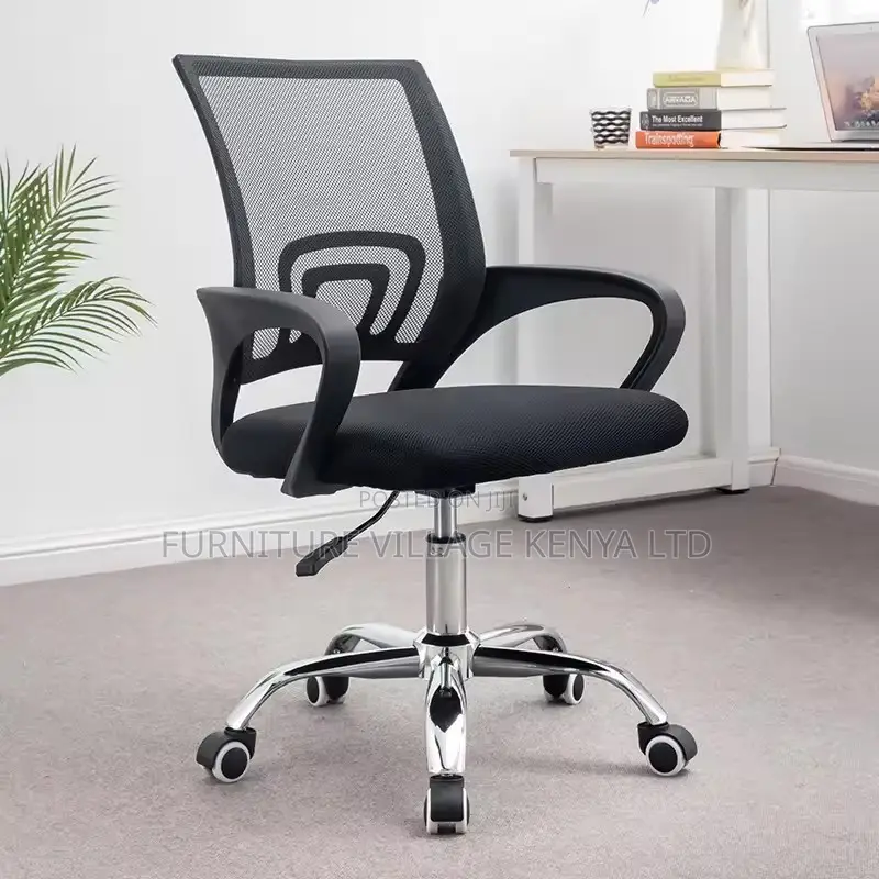 Office Chair; Clerical Medium-back Mesh Office Chair