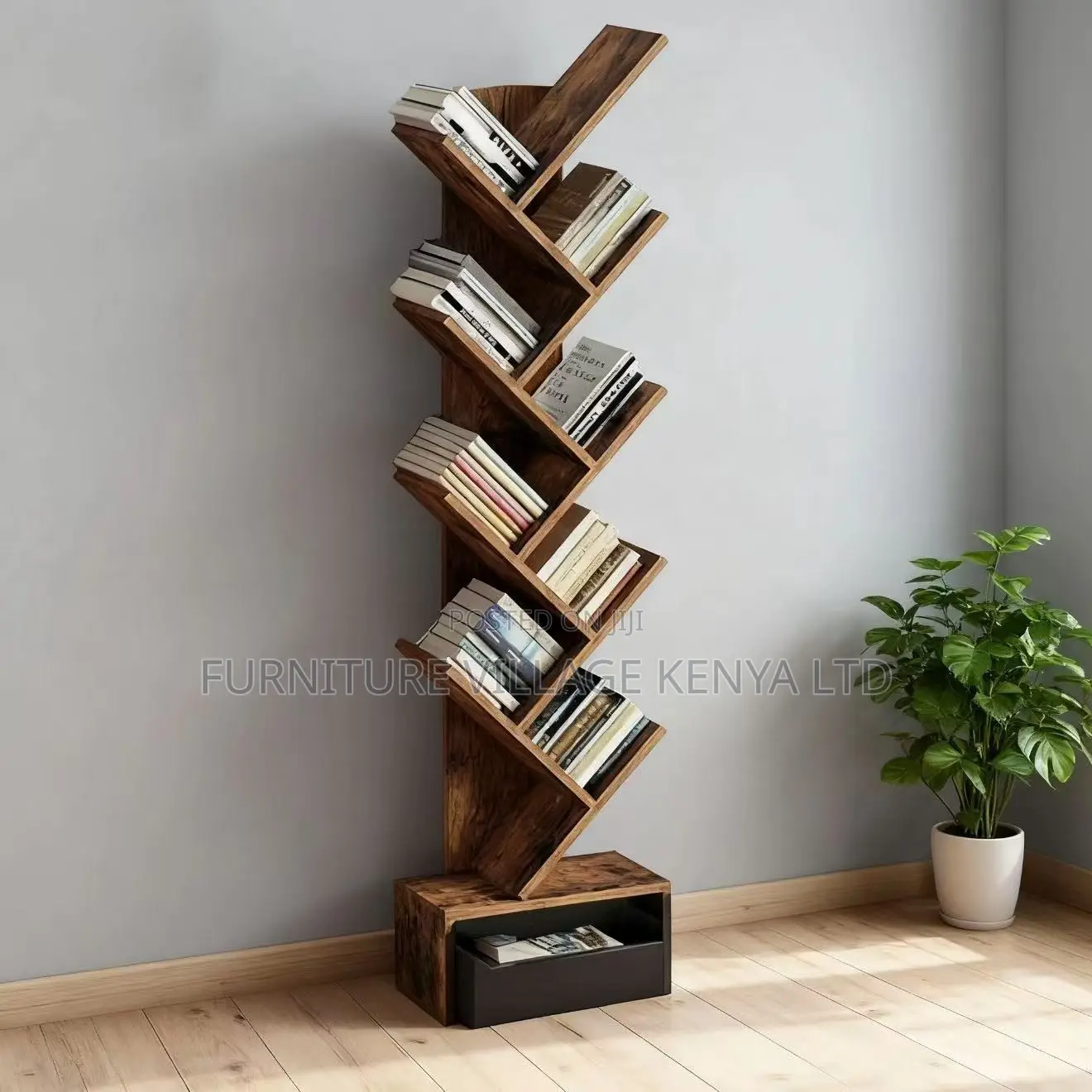Office Cabinet; 10 Tier Home Office Tree Bookshelf