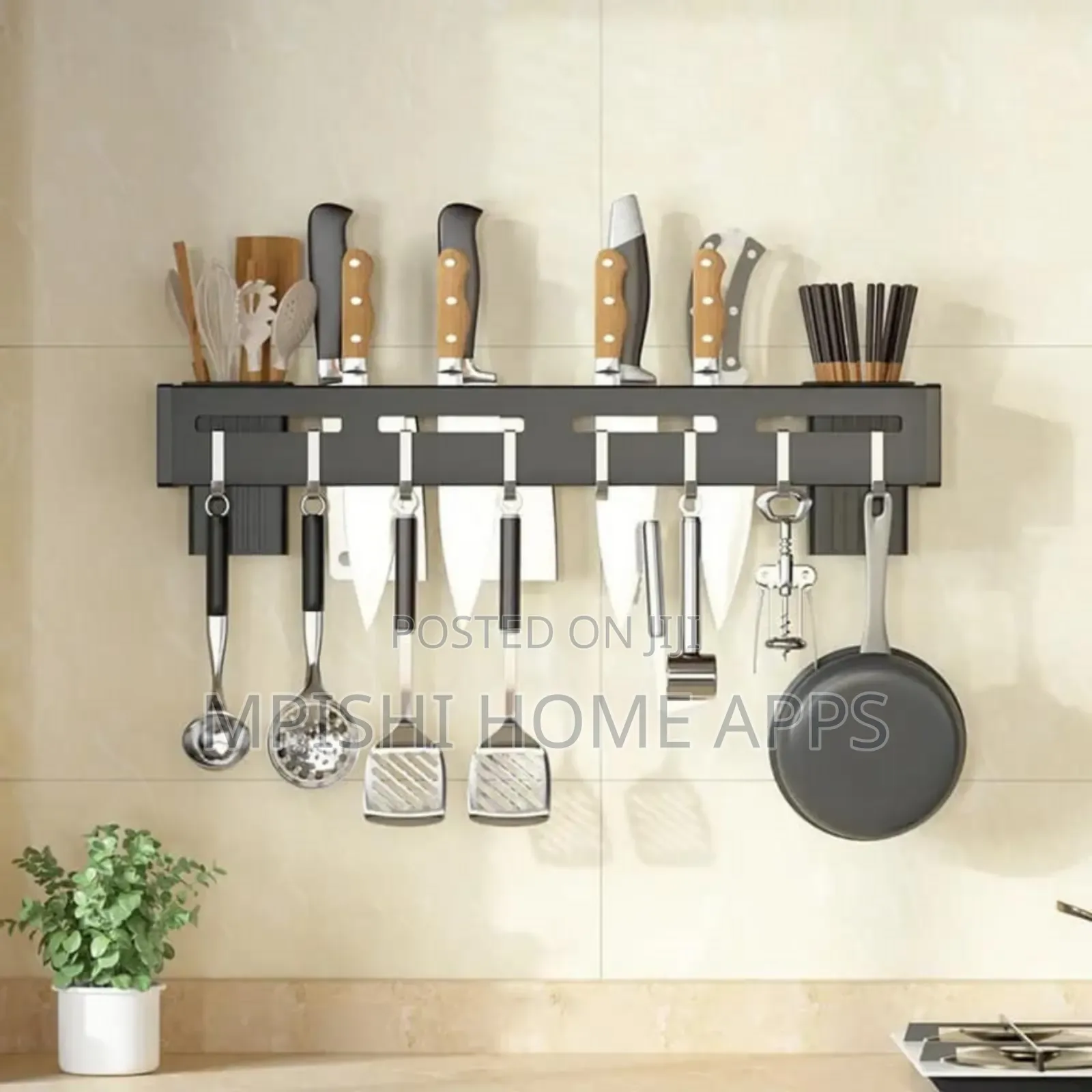 Kitchen Knife Holder 60cm Wall-Mounted