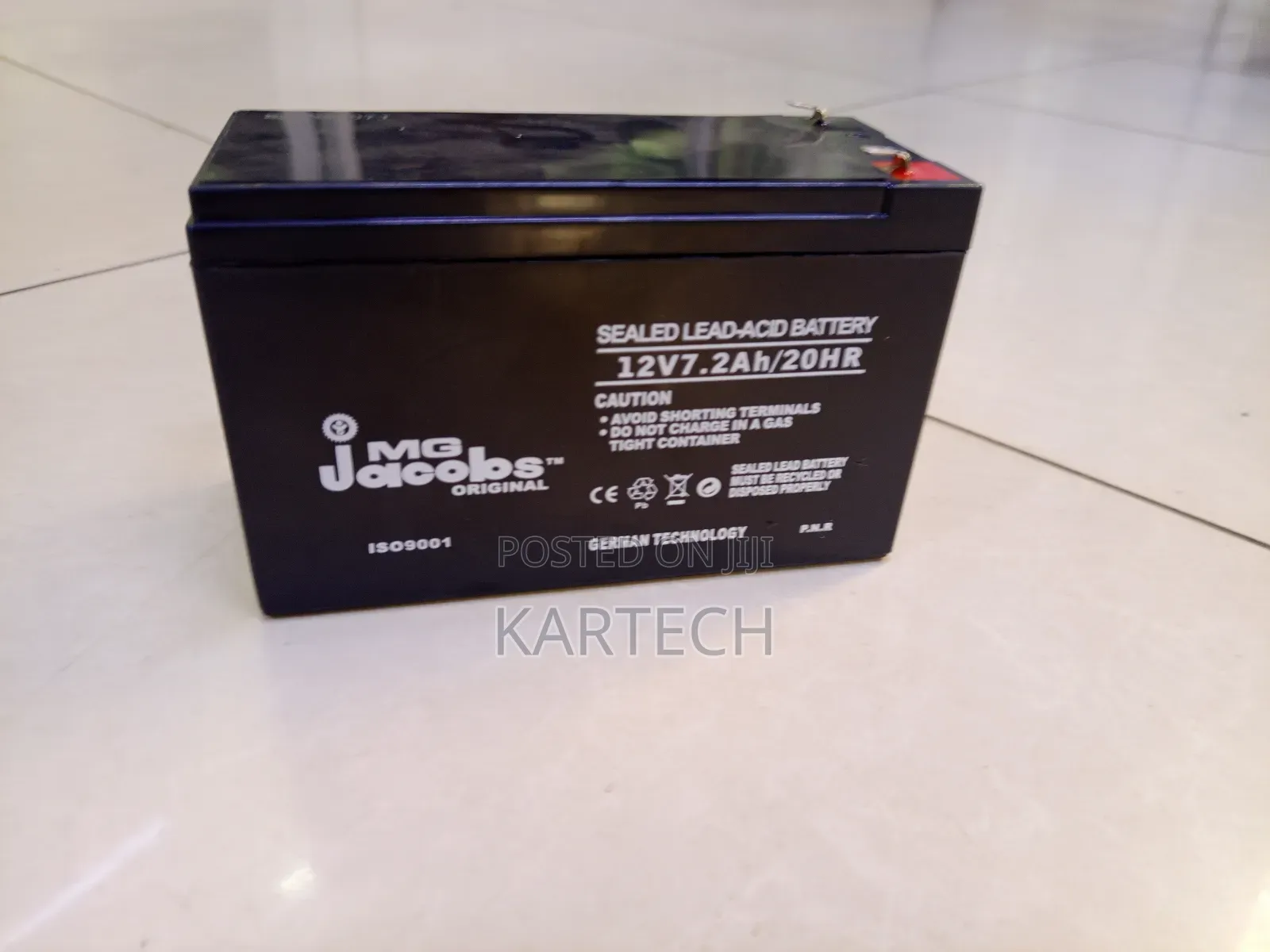 Mg Jacobs German Technology 12v 7.2ah Battery