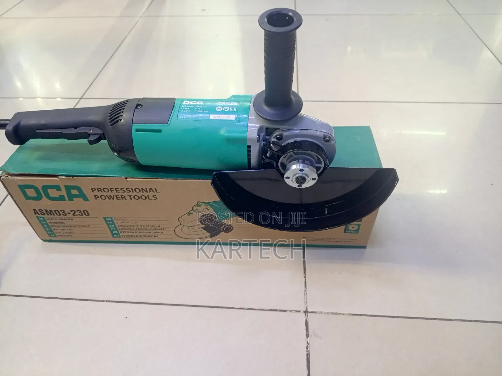 Dca 9 Inch (230mm) Heavy Duty Angle Grinder – 2200 Watts