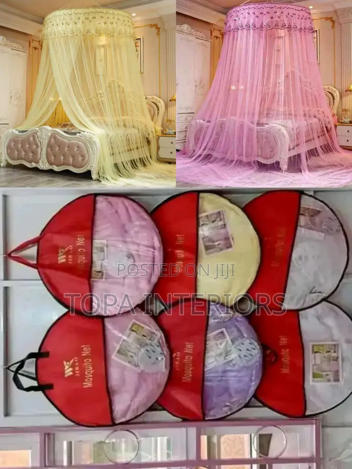 Washable Quick Fix 4x6 Round Mesh Mosquito Nets