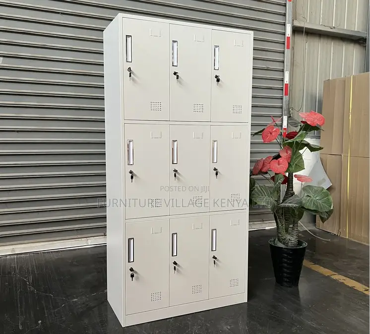 Office Cabinets| 9-locker Steel Storage Cabinet