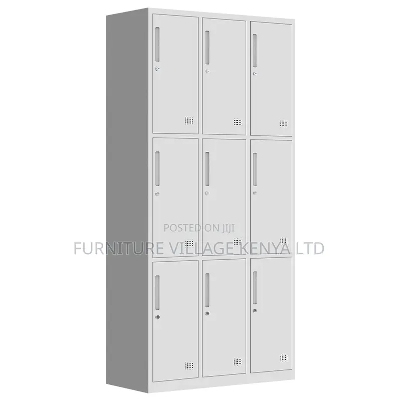Office Cabinets| 9-locker Steel Storage Cabinet