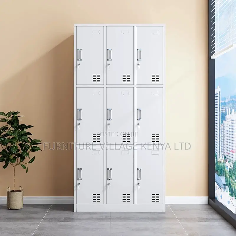 Office Cabinets| 9-locker Steel Storage Cabinet