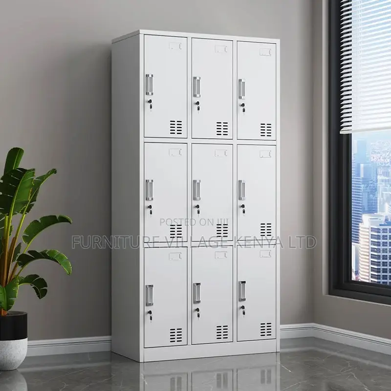 Office Cabinets| 9-locker Steel Storage Cabinet