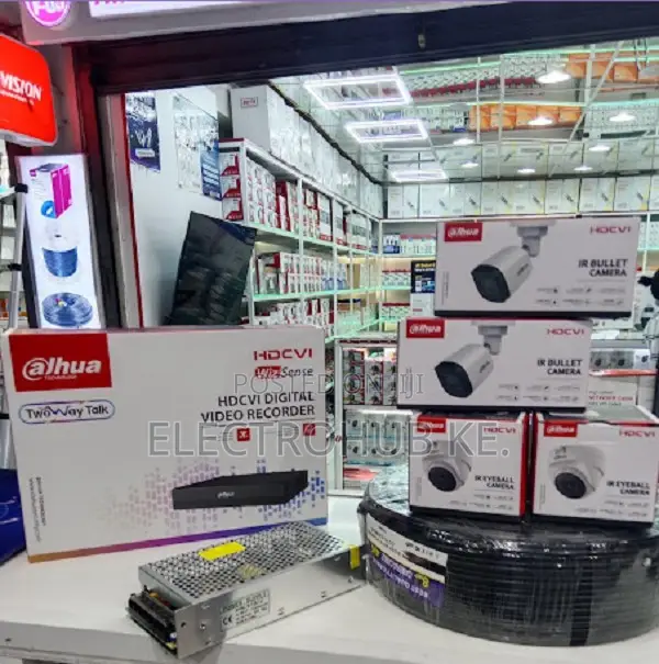 Dahua Complete Set Of 4 Channel Cctv Cameras Available