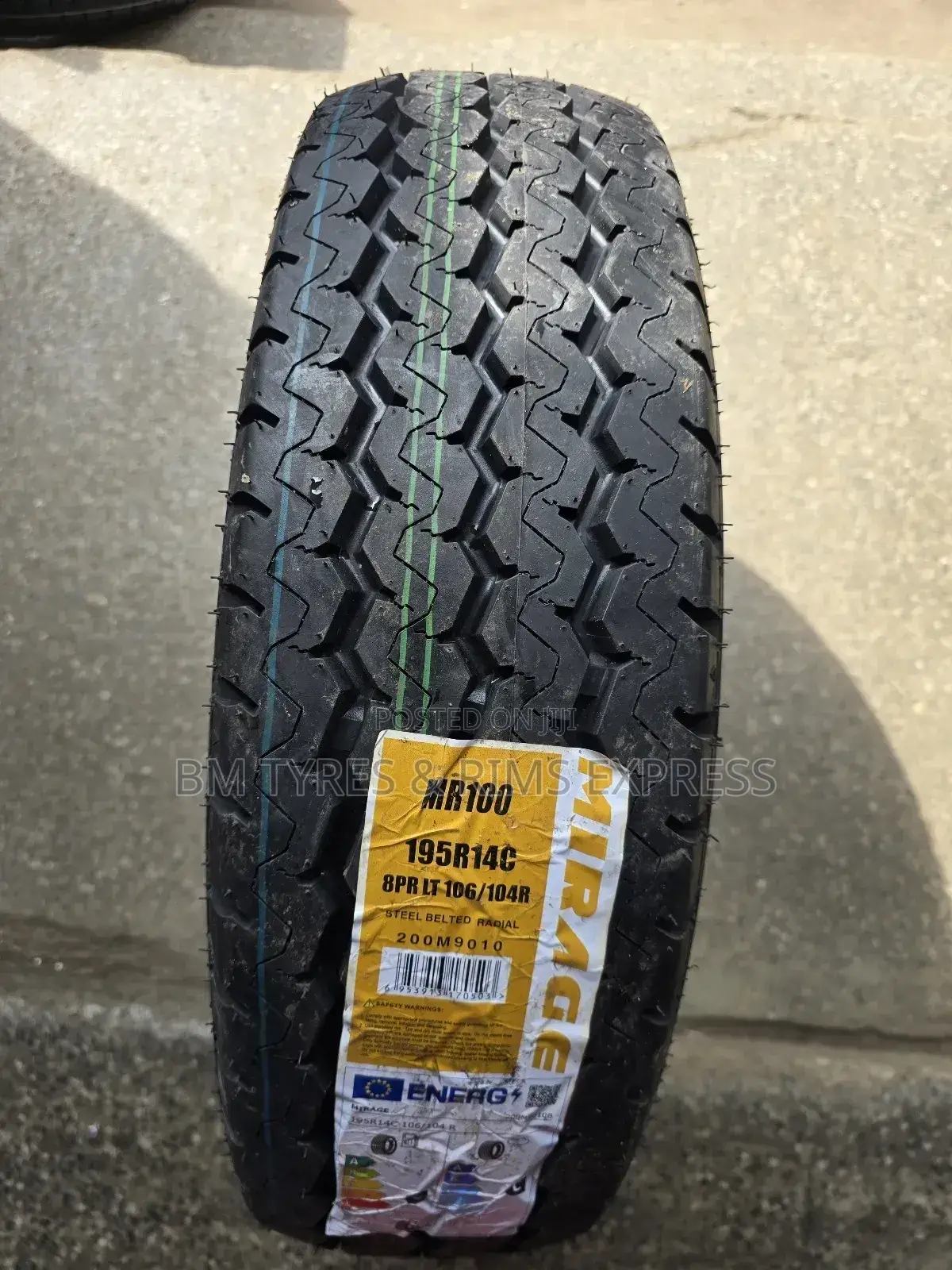 195 R14 Mirage Tyres (Commercial)