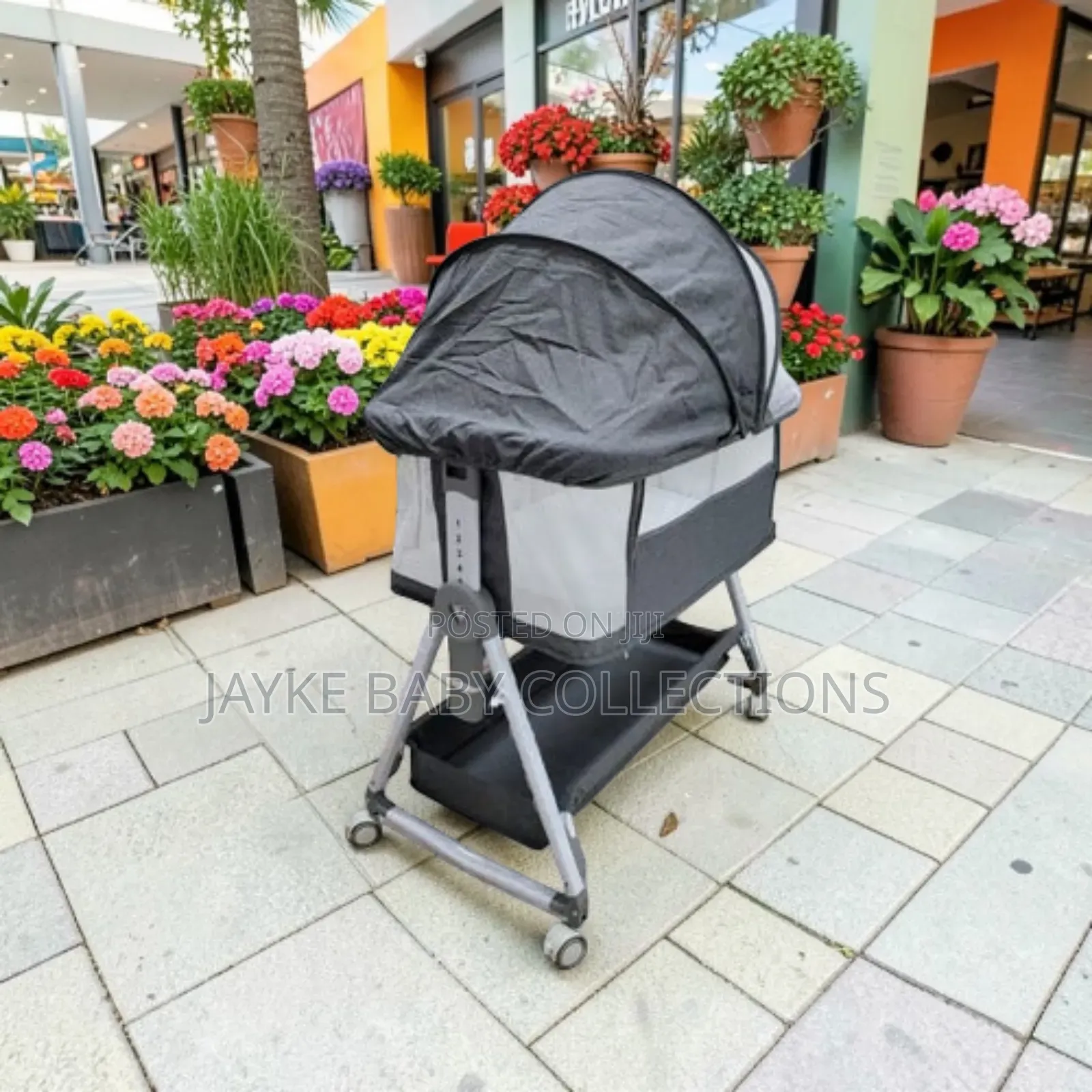 Newborn? Adjustable Rocking Cosleeper With Net, Changing Pad Wheels
