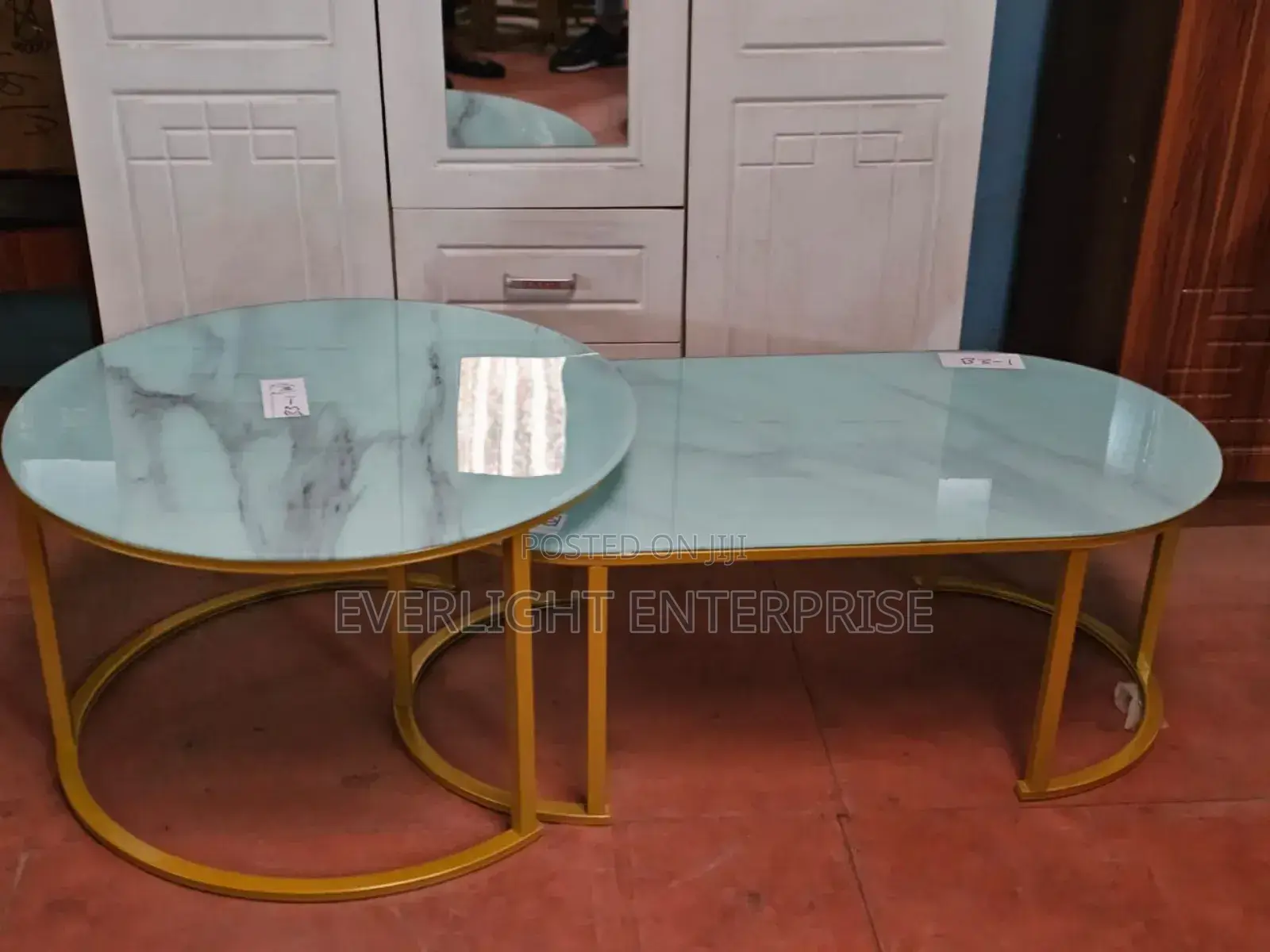 2 in 1 Marble Nesting Coffee Table