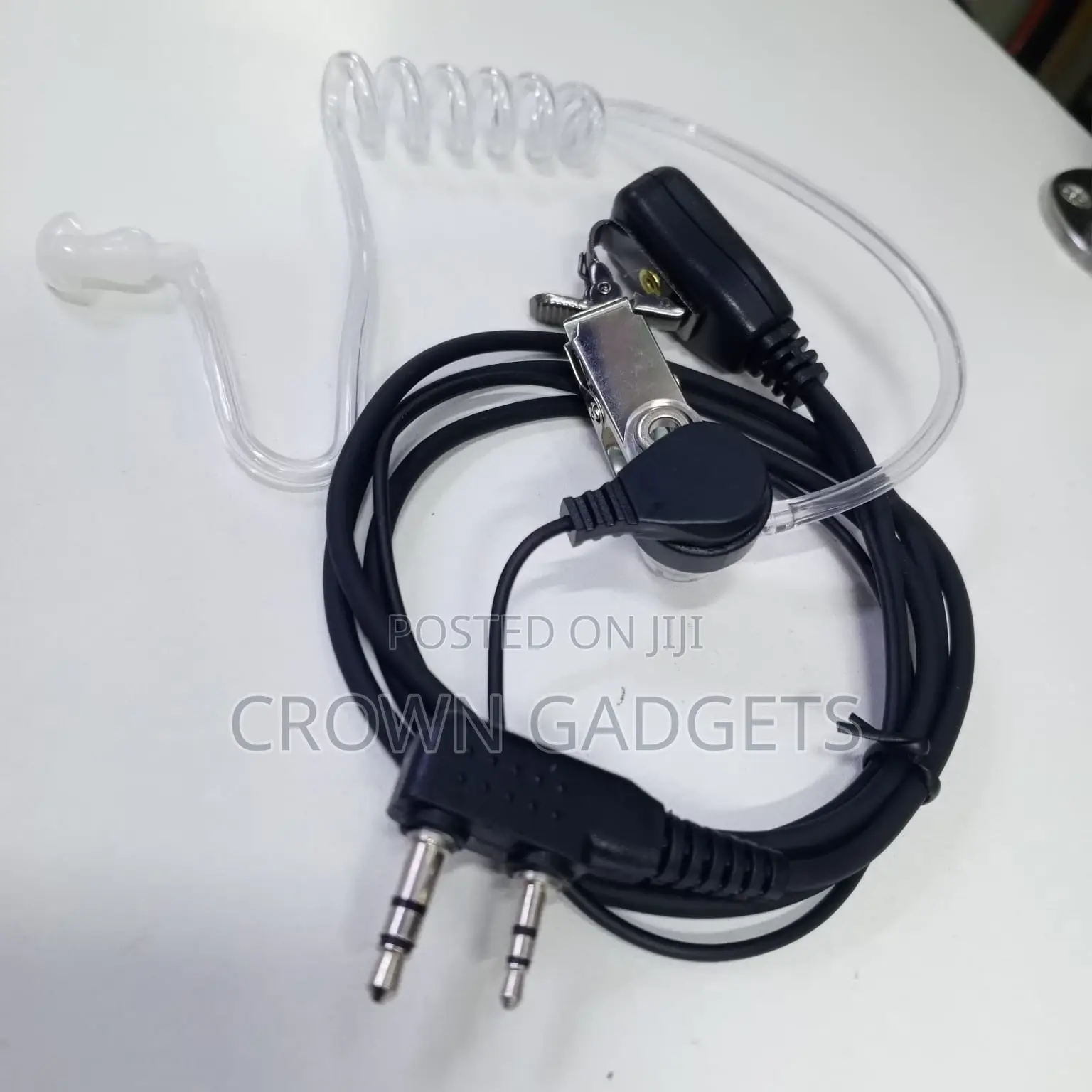 Two Way Radio Acoustic Tube Earpiece With Mic